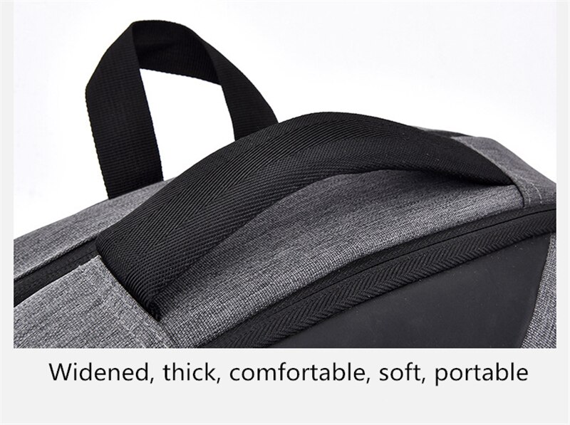 Men's Waterproof Laptop Backpack Large Capacity Business Casual Travel Backpacks Male USB Charging Fashion Teenagers School Bags