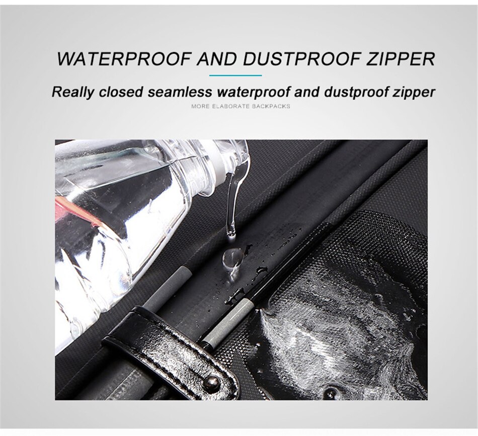 Business Male Sport Travel Chest Bag Waterproof Dust-proof Large Capacity Shoulder Bag USB Charging Student Messenger Light Bags