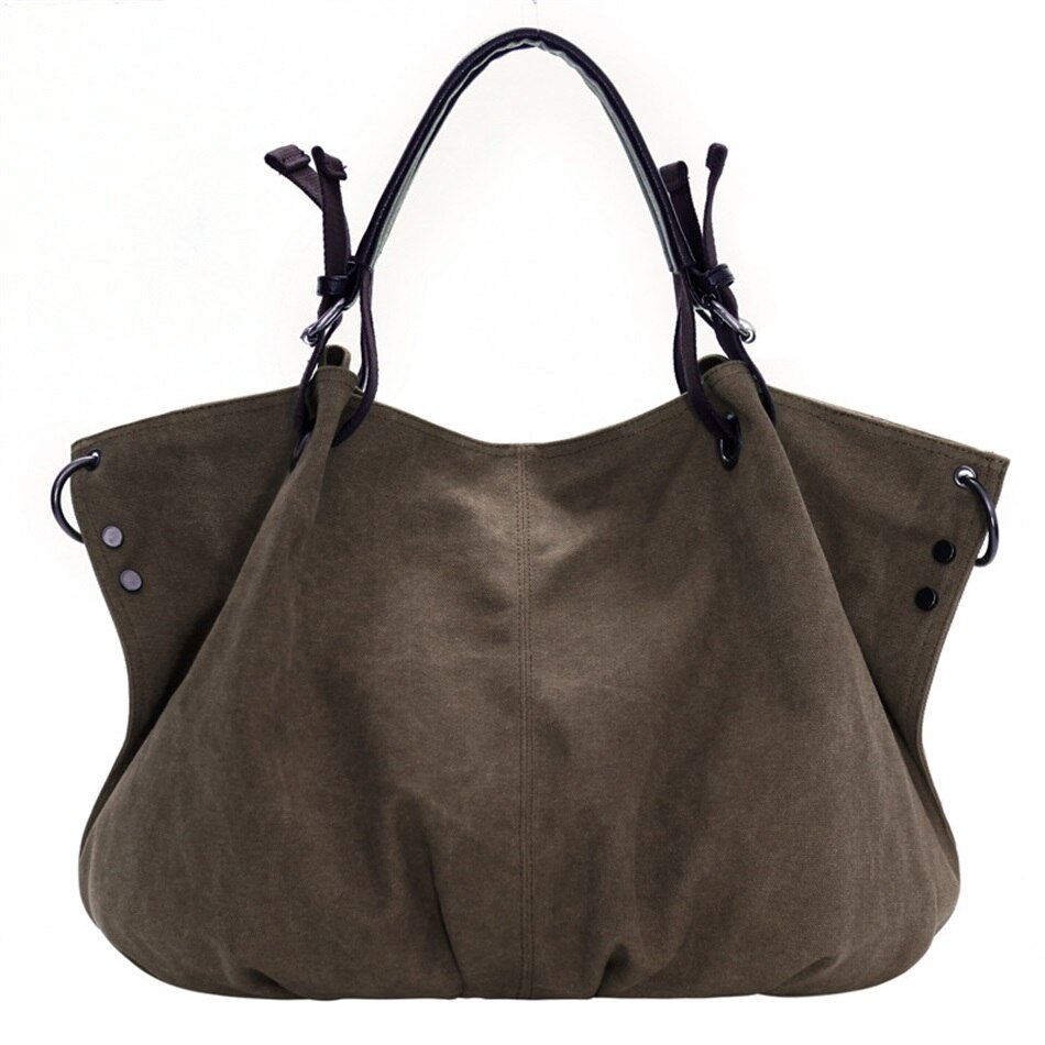 New Fashion Canvas Bag One Shoulder Crossbody Woman Bags Canvas Casual Single Shoulder Large Capacity Korean Fashion Female Bags