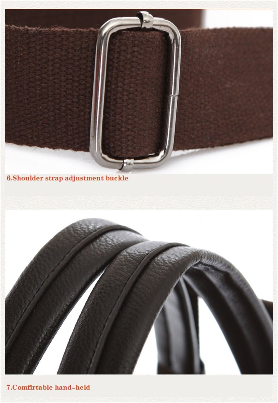 New Fashion Canvas Bag One Shoulder Crossbody Woman Bags Canvas Casual Single Shoulder Large Capacity Korean Fashion Female Bags