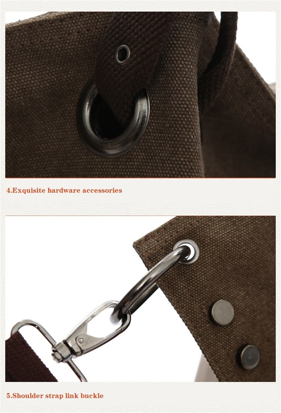 New Fashion Canvas Bag One Shoulder Crossbody Woman Bags Canvas Casual Single Shoulder Large Capacity Korean Fashion Female Bags