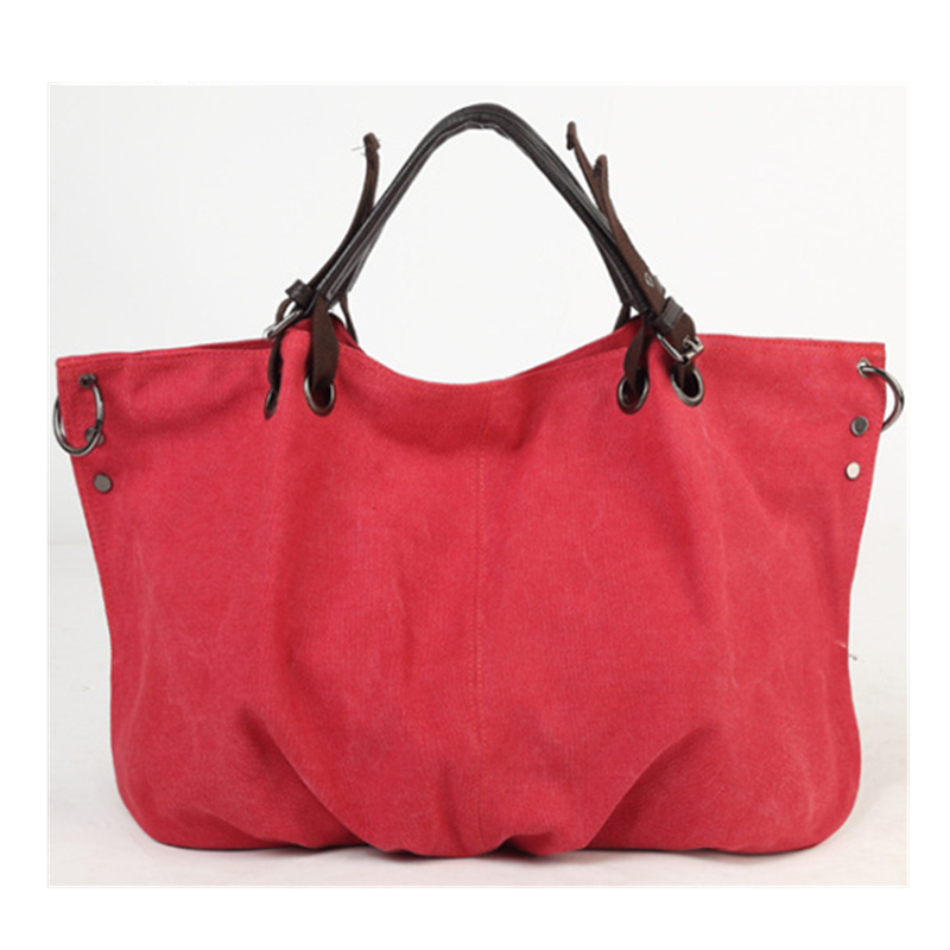 New Fashion Canvas Bag One Shoulder Crossbody Woman Bags Canvas Casual Single Shoulder Large Capacity Korean Fashion Female Bags