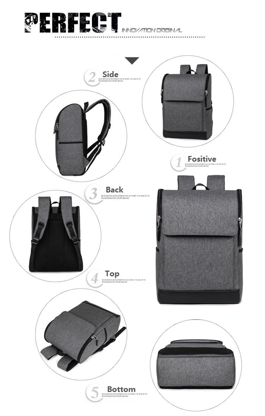 New Large Capacity Waterproof Multifunction 15.6Inch Laptop Backpack Outdoor Shoulders Office Work Men And Women Travel Backpack