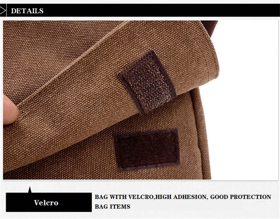 2019 New Fashion Trends Canvas Bags  Business Documents Solid Color Male Bags Urban Leisure Sport Travel Messenger Shoulder Bags