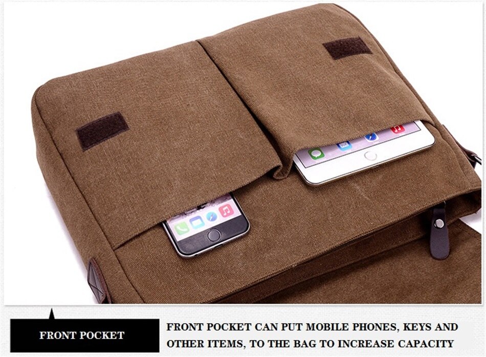 2019 New Fashion Trends Canvas Bags  Business Documents Solid Color Male Bags Urban Leisure Sport Travel Messenger Shoulder Bags