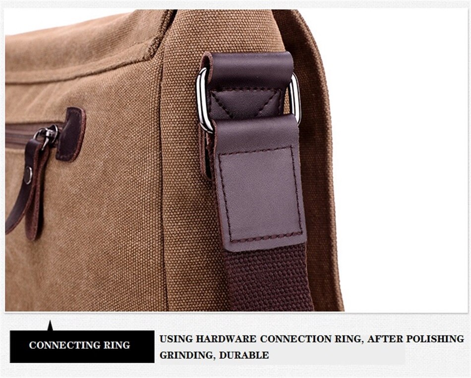 2019 New Fashion Trends Canvas Bags  Business Documents Solid Color Male Bags Urban Leisure Sport Travel Messenger Shoulder Bags