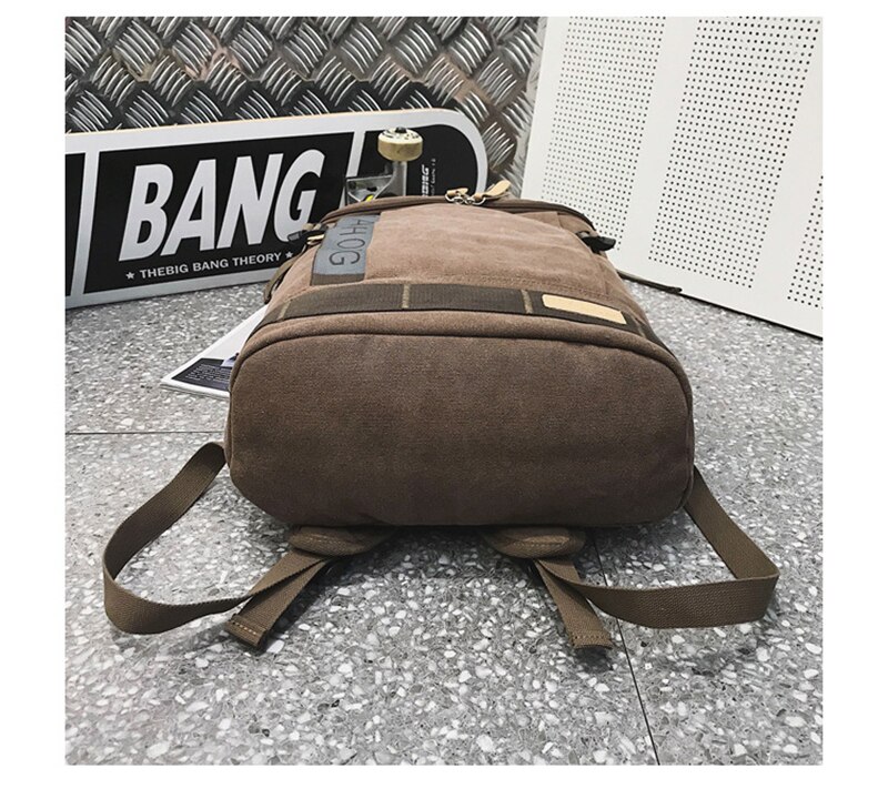 Fashion Men Canvas Backpacks School Teenager Student Large Capacity Harajuku Bag Waterproof Casual Street Laptop Travel Backpack