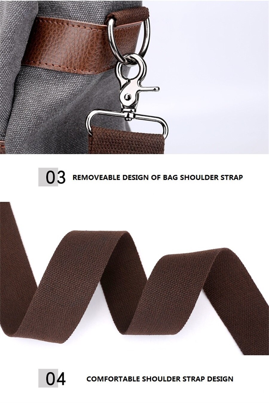 Fashion Leisure Ladies Canvas Handbag Solid Color Woman Crossbody Bag Pleated Soft Breathable Short-Distance Shopping Travel Bag