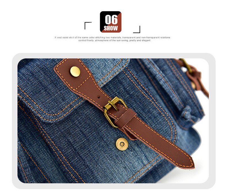 New Retro Denim Backpack Female Casual Travel School Bags For Teenage Girls Outdoor Sports Shopping Anti-Theft Laptop Backpacks