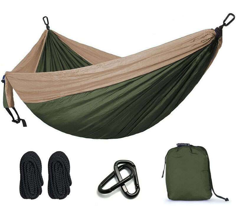 Camping Parachute Hammock Survival Garden Outdoor Furniture Leisure Sleeping Hamaca Travel Double Hammock 300*200cm