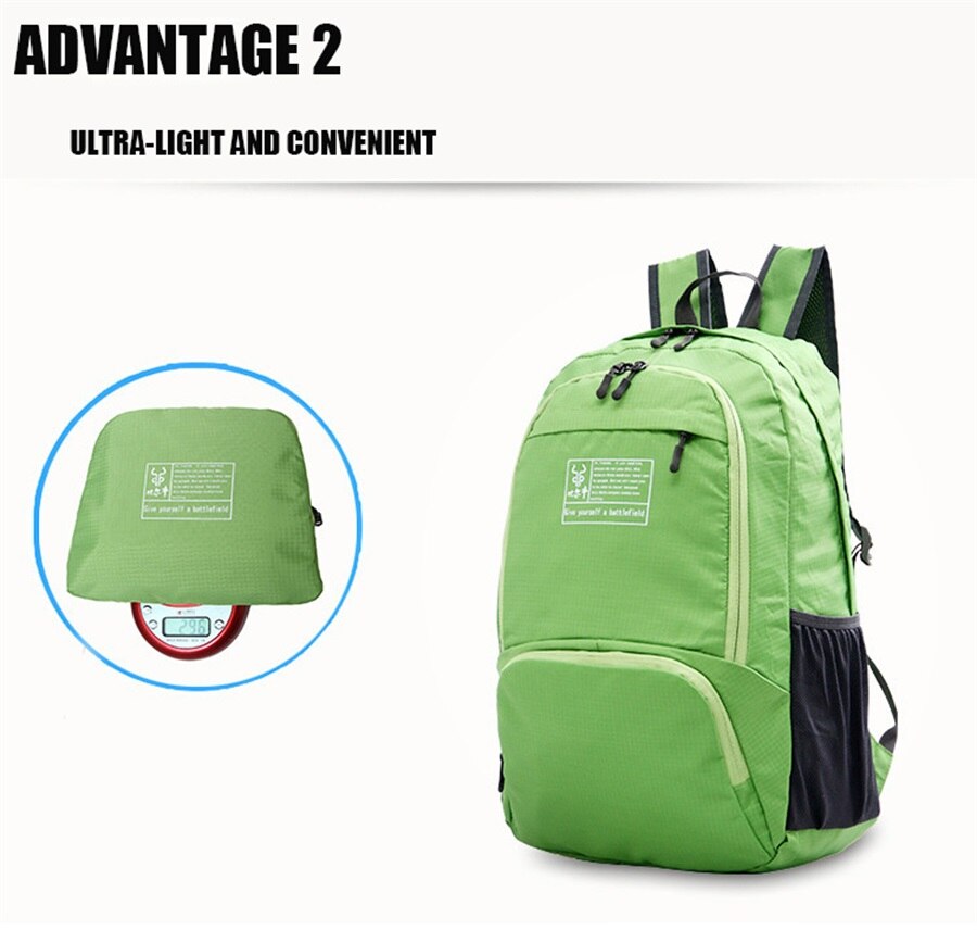 Multi-Functional Backpack Lightweight Folding Backpack Outdoor Sports Mountaineering Backpack Waterproof And Wear-Resistant Bags