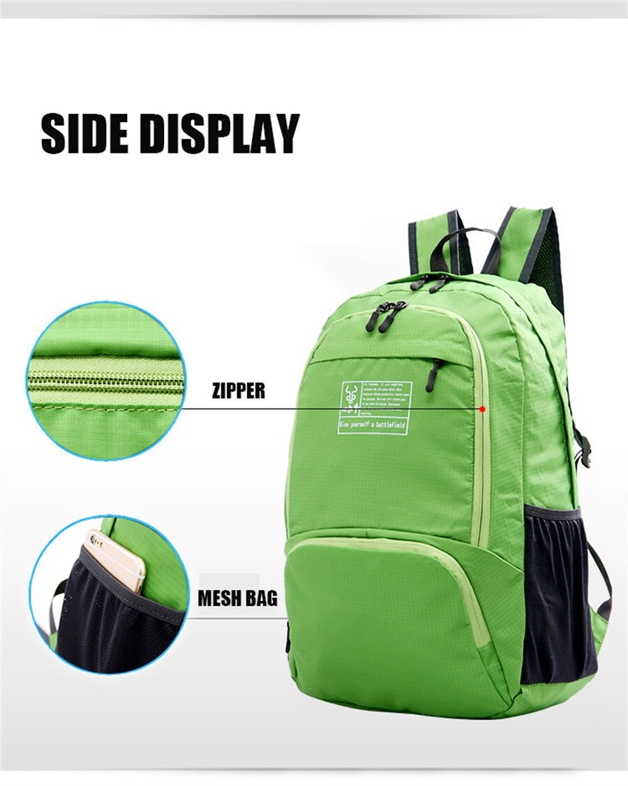 Multi-Functional Backpack Lightweight Folding Backpack Outdoor Sports Mountaineering Backpack Waterproof And Wear-Resistant Bags