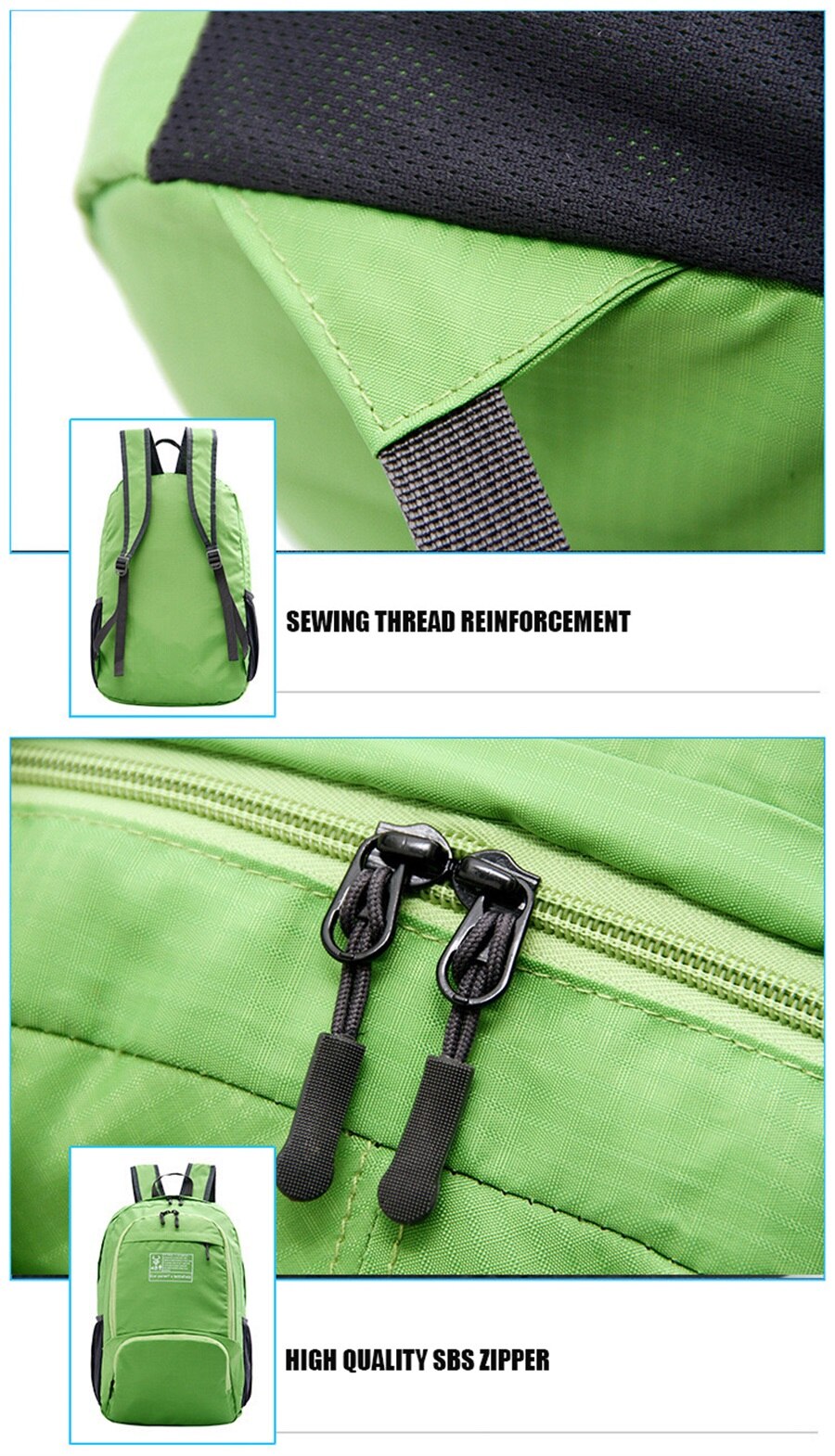 Multi-Functional Backpack Lightweight Folding Backpack Outdoor Sports Mountaineering Backpack Waterproof And Wear-Resistant Bags