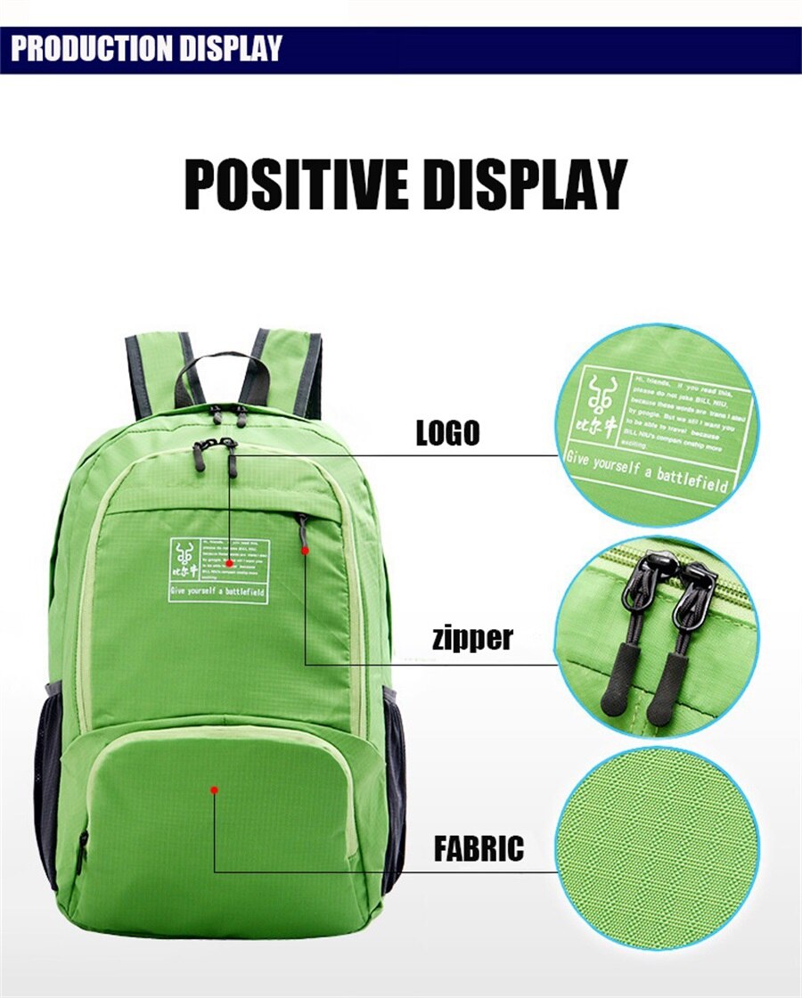 Multi-Functional Backpack Lightweight Folding Backpack Outdoor Sports Mountaineering Backpack Waterproof And Wear-Resistant Bags