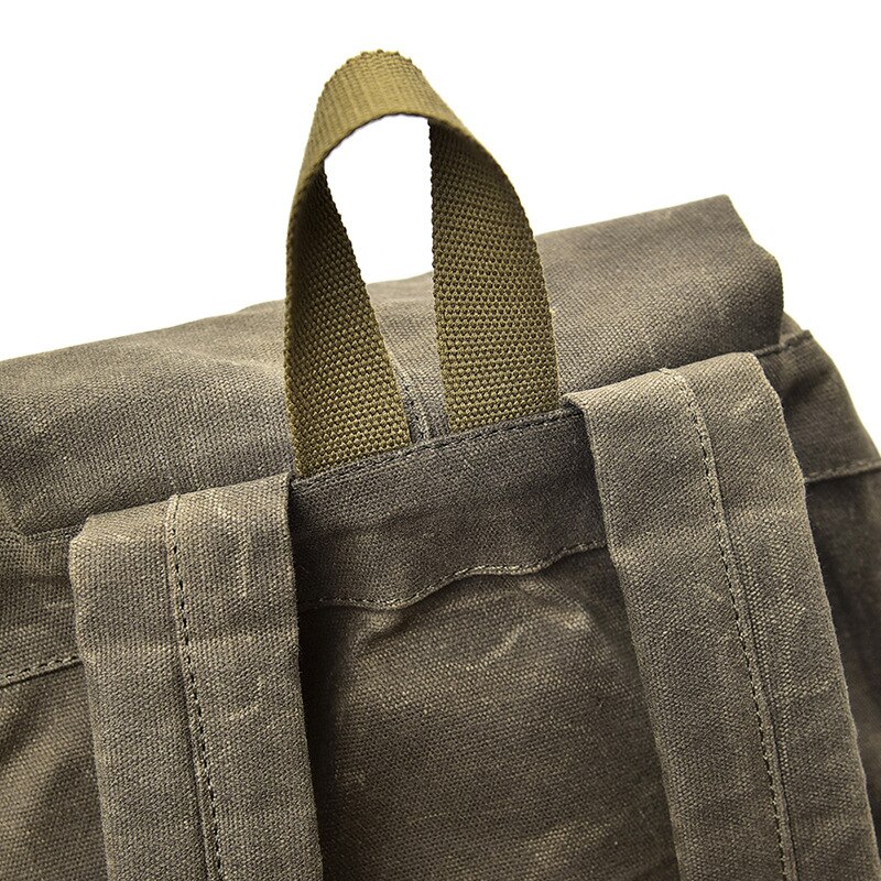 Vintage Canvas Backpack Men Women Casual Camping School Travel Bags Wear-resistant Large Capacity Waterproof Quality Backpacks