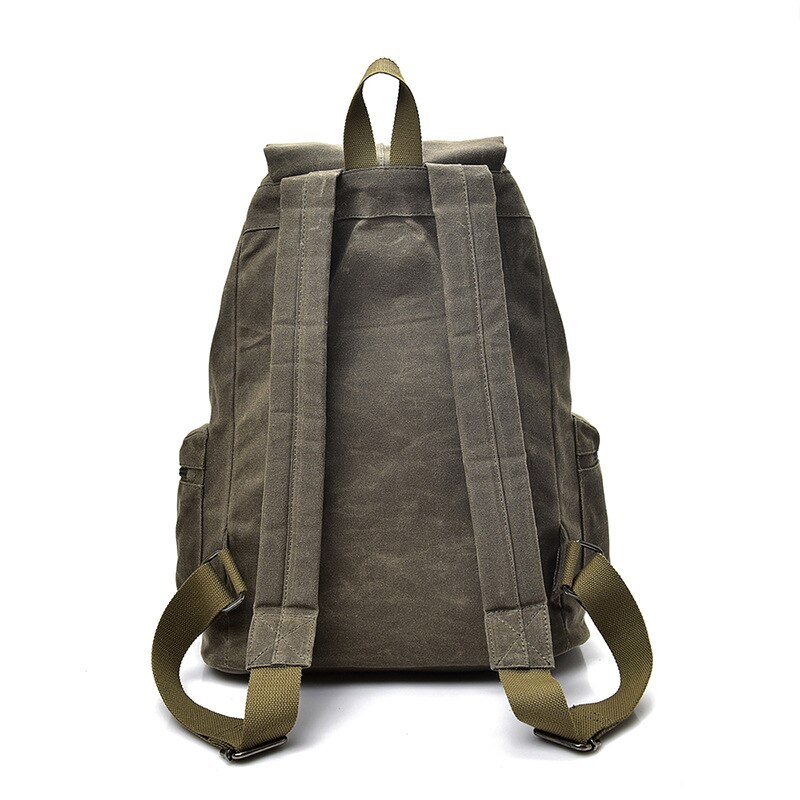 Vintage Canvas Backpack Men Women Casual Camping School Travel Bags Wear-resistant Large Capacity Waterproof Quality Backpacks