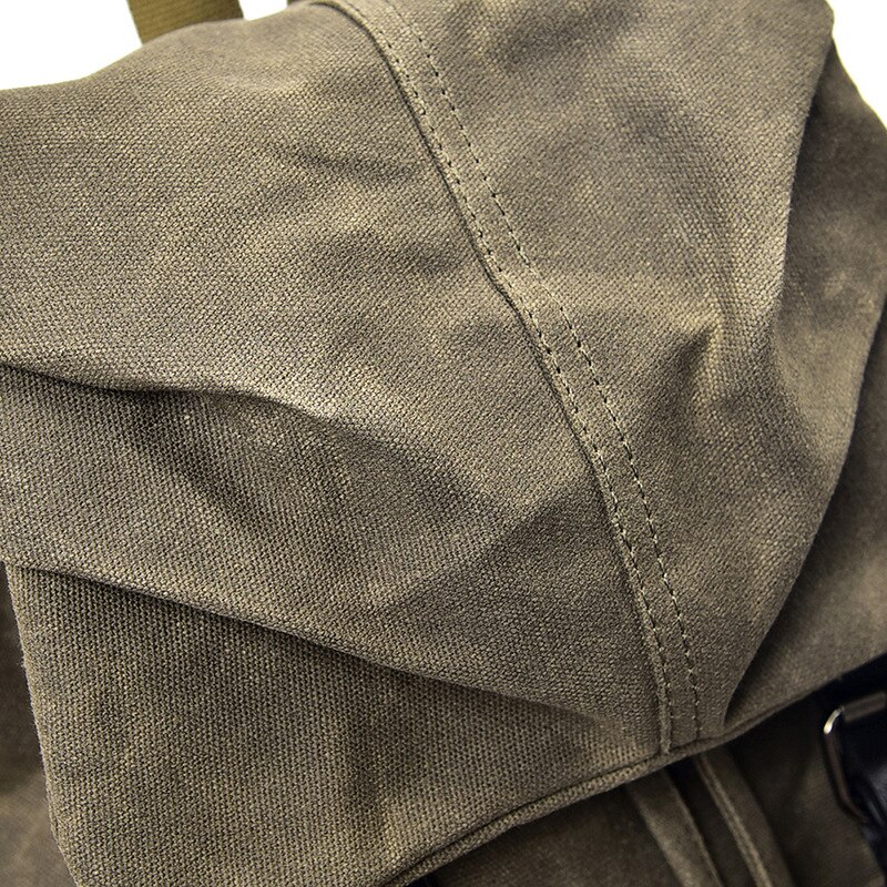 Vintage Canvas Backpack Men Women Casual Camping School Travel Bags Wear-resistant Large Capacity Waterproof Quality Backpacks