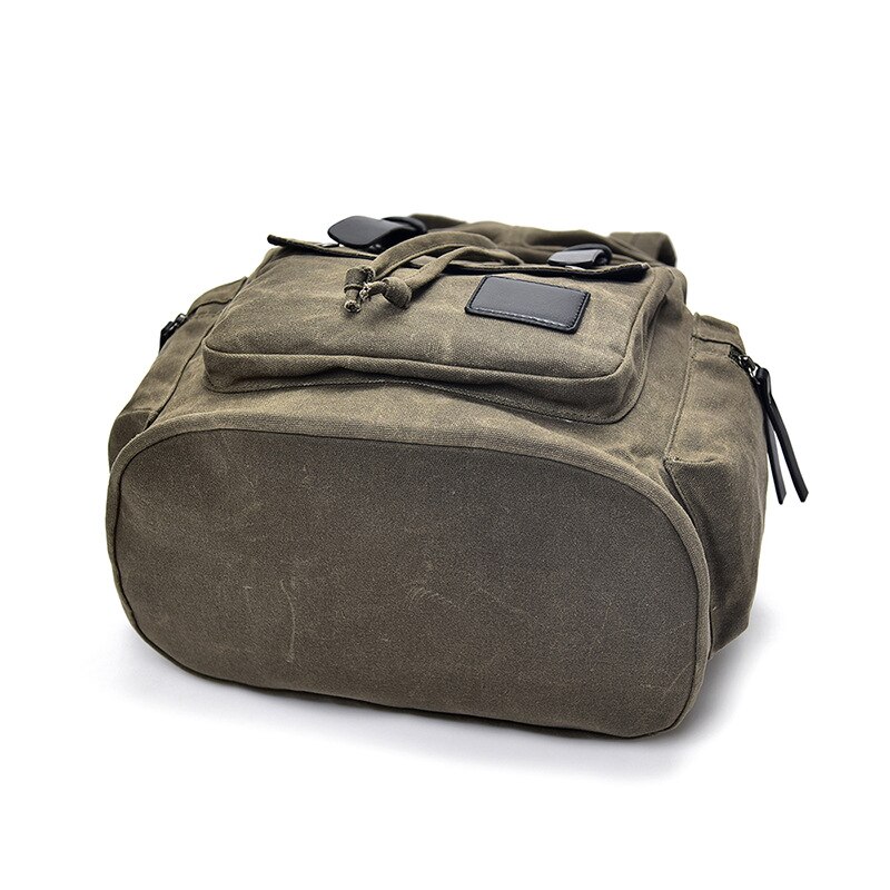 Vintage Canvas Backpack Men Women Casual Camping School Travel Bags Wear-resistant Large Capacity Waterproof Quality Backpacks