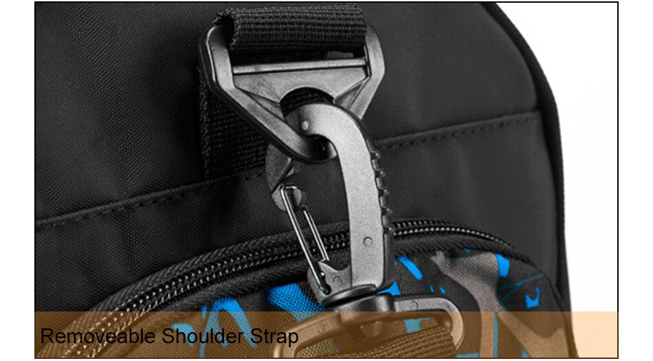 New Outdoor Gym Sports Bags Yoga Fitness Waterproof Bag Men Women Travel Handbag Training Shoulder Sac De Bags With Shoes Pocket