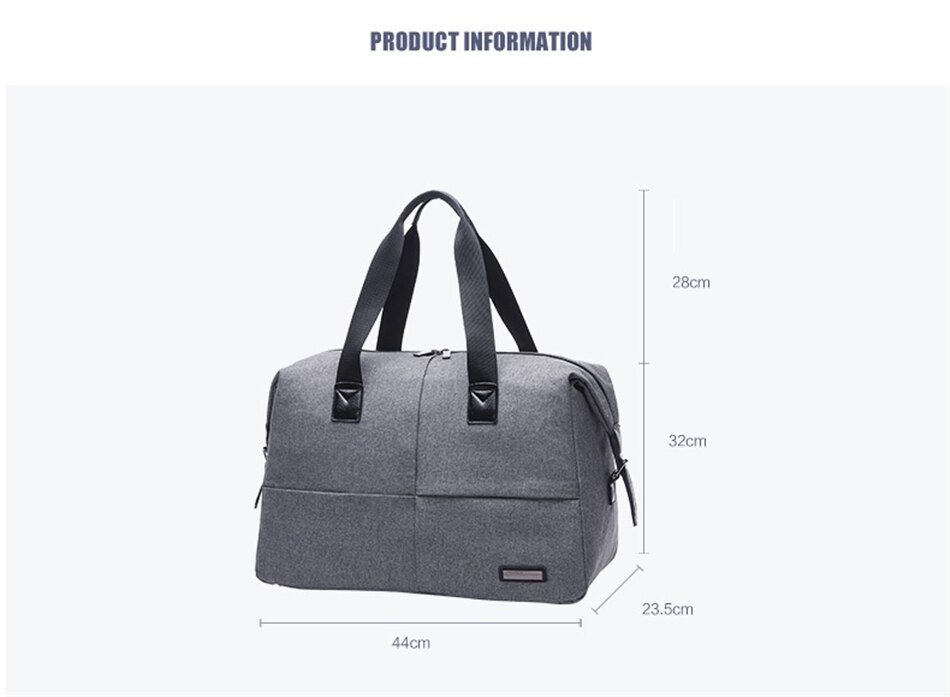 New Men's Large Waterproof Handbag Casual Fitness Luggage Bag Men Multi-function Duffle Bag Fashion Sports Business Travel Bags