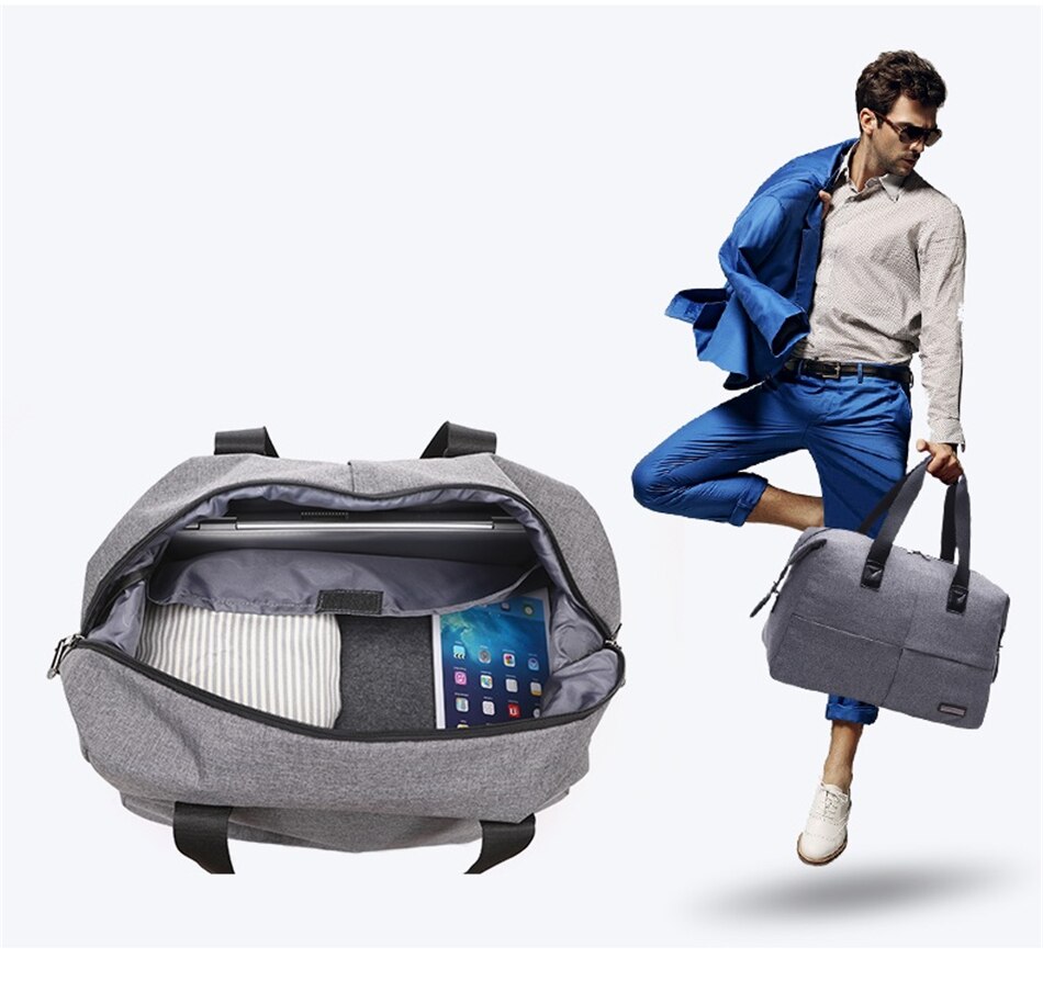 New Men's Large Waterproof Handbag Casual Fitness Luggage Bag Men Multi-function Duffle Bag Fashion Sports Business Travel Bags