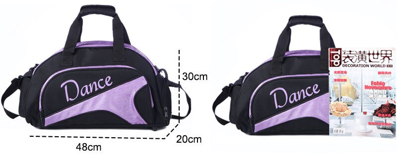 Dance Yoga Gym Shoulder Bag Women For Fitness Outdoor Fashion Sports Waterproof Wear Resistant Travel Handbags With Shoes Space