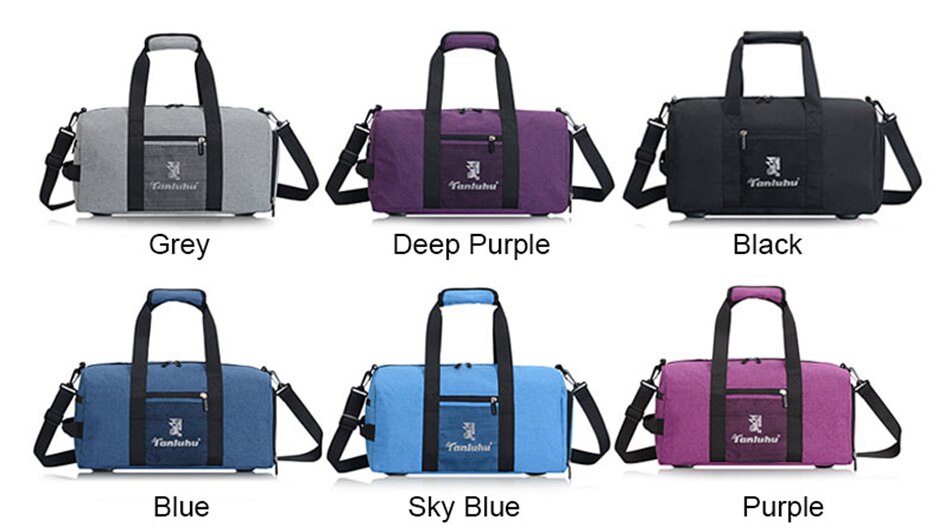 Dry Wet Yoga Gym Bag Men Women Fitness Training Sports Swimming Traveling Handbag Outdoor Shoulder Duffle Bags With Shoes Pocket