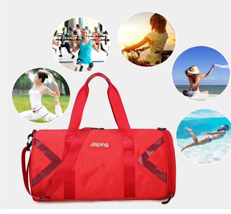 Fashion Fitness Gym Bag Handbag Dry Wet Training Shoulder Yoga Travel Duffle Bag Women Men's Outdoor Sport Bags For Shoes Pocket