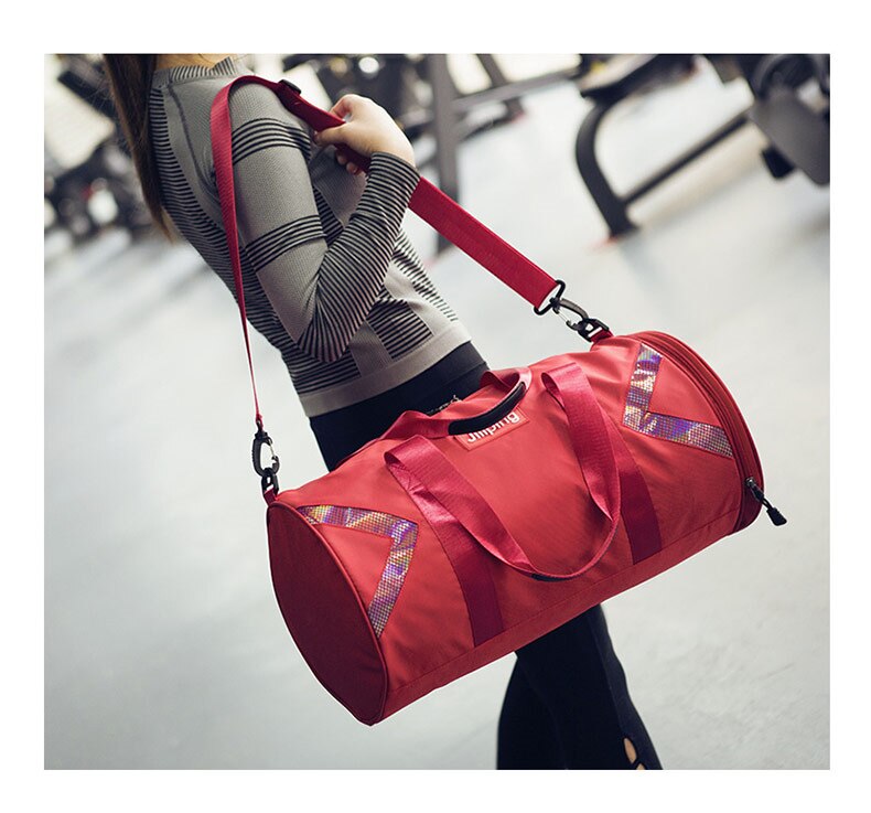 Fashion Fitness Gym Bag Handbag Dry Wet Training Shoulder Yoga Travel Duffle Bag Women Men's Outdoor Sport Bags For Shoes Pocket