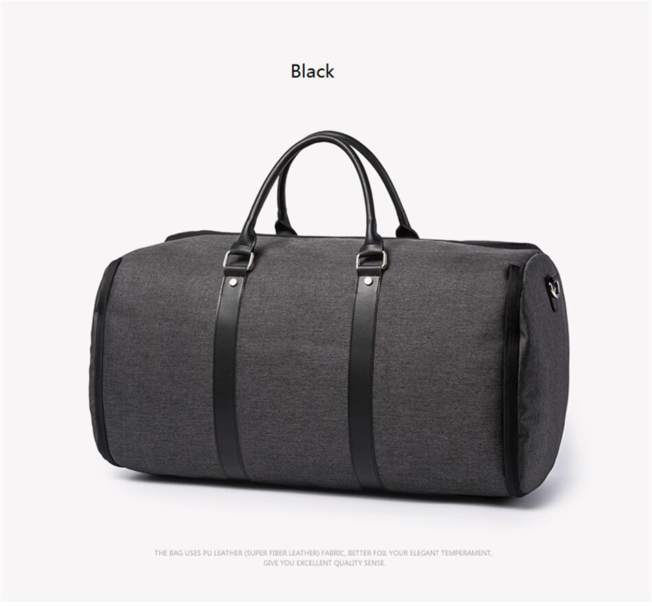 Hot Multifunctional Men Business Duffle Bag Travel Large Capacity Suit Storage Bags Casual Gym Luggage Shoulder Foldable Handbag