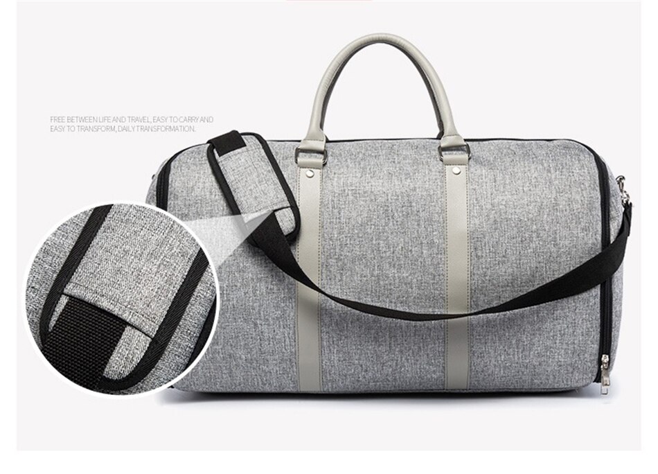 Hot Multifunctional Men Business Duffle Bag Travel Large Capacity Suit Storage Bags Casual Gym Luggage Shoulder Foldable Handbag