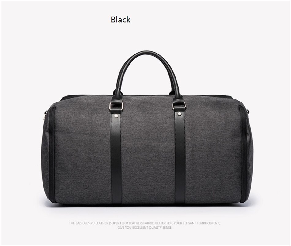 Hot Multifunctional Men Business Duffle Bag Travel Large Capacity Suit Storage Bags Casual Gym Luggage Shoulder Foldable Handbag