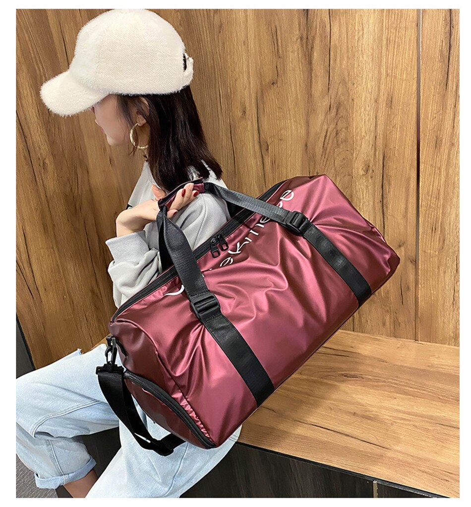 Outdoor Travel Sports Fitness Large Capacity Shoulder Bag Wet And Dry Separation Swimming Waterproof Handbag Leisure Cross Bag
