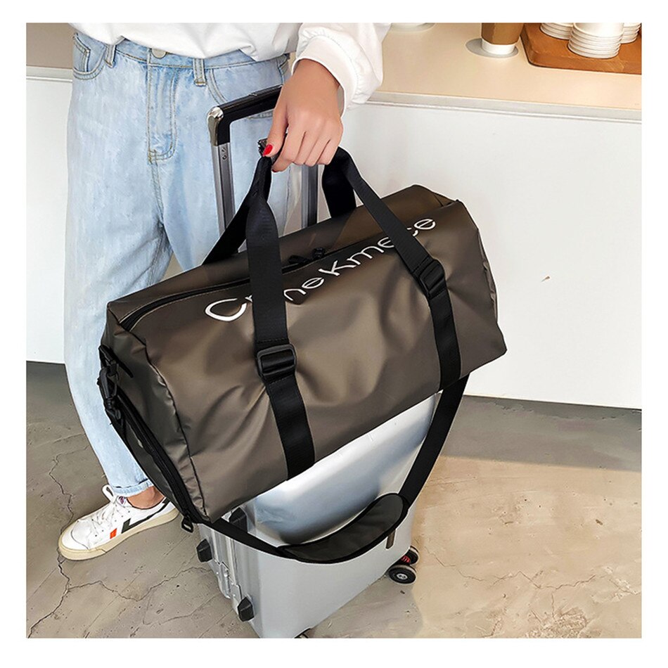 Outdoor Travel Sports Fitness Large Capacity Shoulder Bag Wet And Dry Separation Swimming Waterproof Handbag Leisure Cross Bag