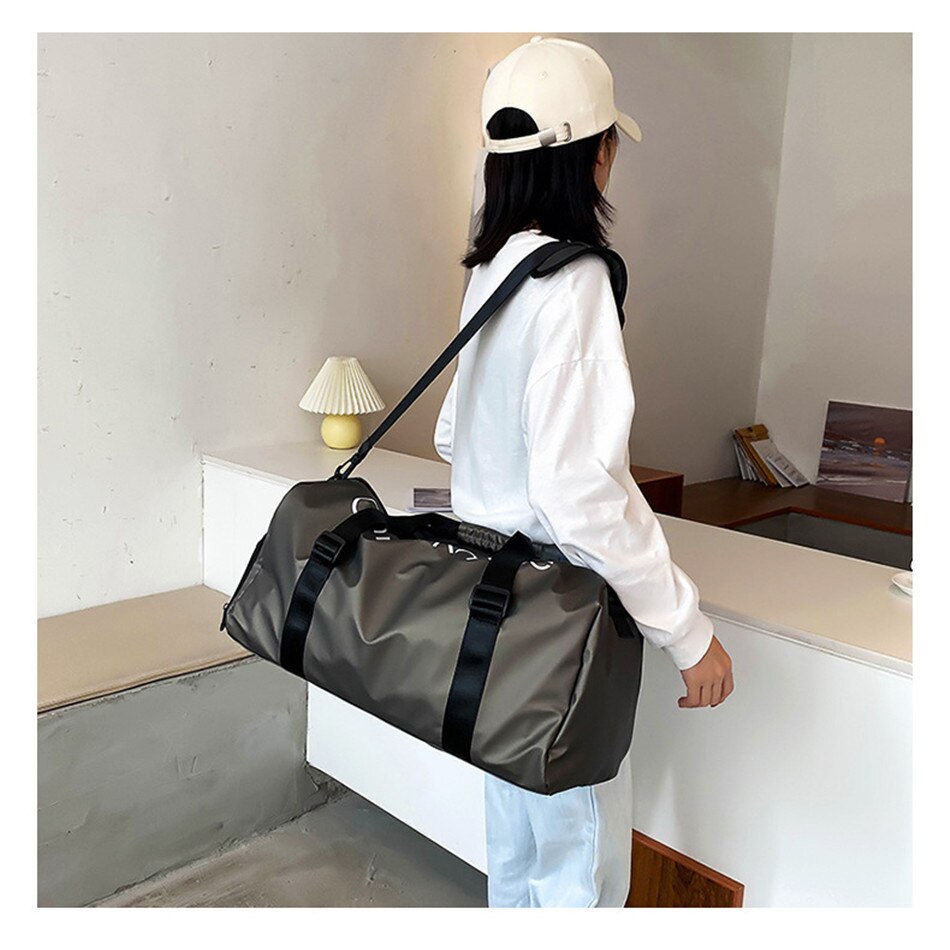 Outdoor Travel Sports Fitness Large Capacity Shoulder Bag Wet And Dry Separation Swimming Waterproof Handbag Leisure Cross Bag