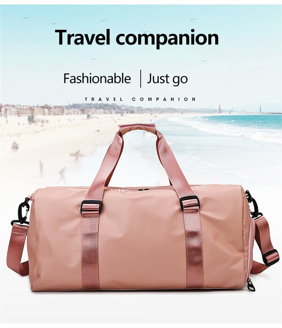 Outdoor Travel Sports Fitness Large Capacity Shoulder Bag Wet And Dry Separation Swimming Waterproof Handbag Leisure Cross Bag