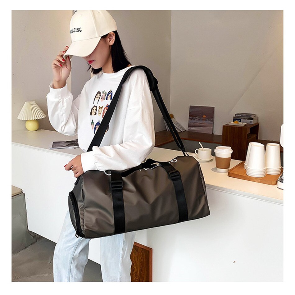 Outdoor Travel Sports Fitness Large Capacity Shoulder Bag Wet And Dry Separation Swimming Waterproof Handbag Leisure Cross Bag