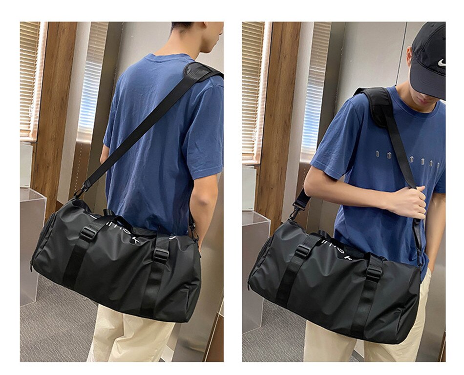 Outdoor Travel Sports Fitness Large Capacity Shoulder Bag Wet And Dry Separation Swimming Waterproof Handbag Leisure Cross Bag