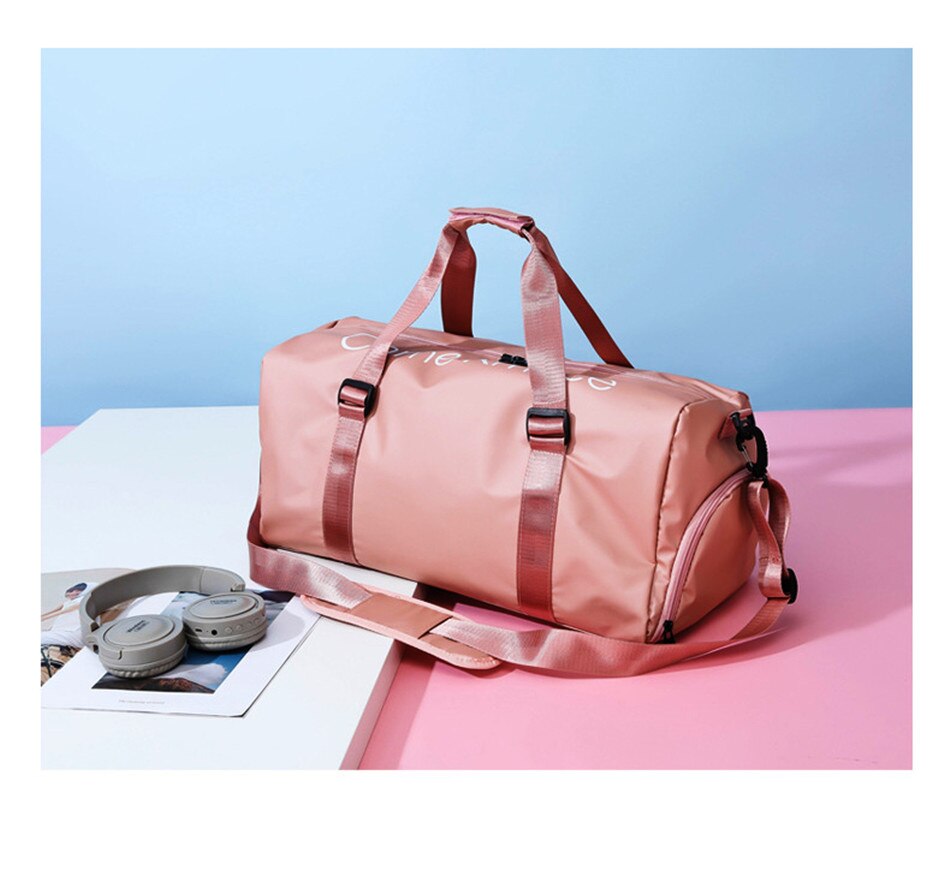 Outdoor Travel Sports Fitness Large Capacity Shoulder Bag Wet And Dry Separation Swimming Waterproof Handbag Leisure Cross Bag