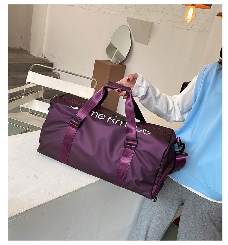 Outdoor Travel Sports Fitness Large Capacity Shoulder Bag Wet And Dry Separation Swimming Waterproof Handbag Leisure Cross Bag