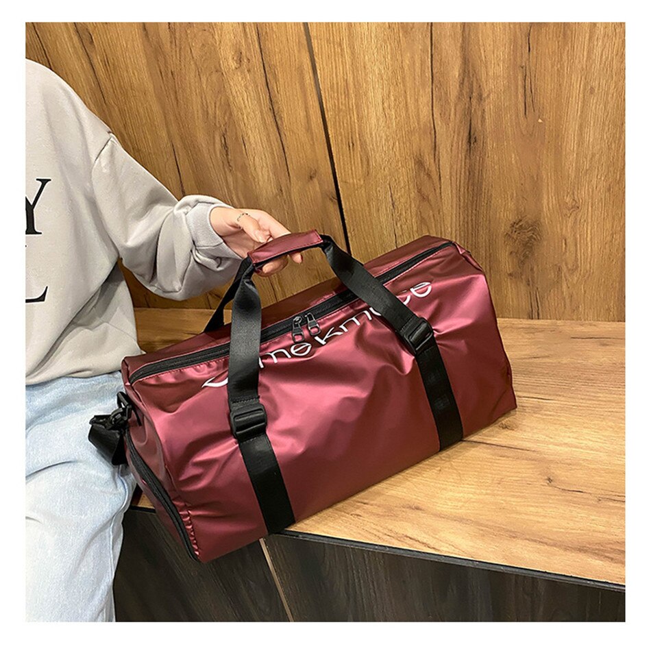 Outdoor Travel Sports Fitness Large Capacity Shoulder Bag Wet And Dry Separation Swimming Waterproof Handbag Leisure Cross Bag