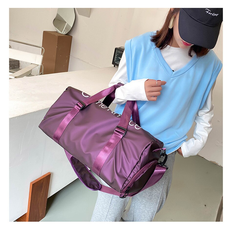 Outdoor Travel Sports Fitness Large Capacity Shoulder Bag Wet And Dry Separation Swimming Waterproof Handbag Leisure Cross Bag