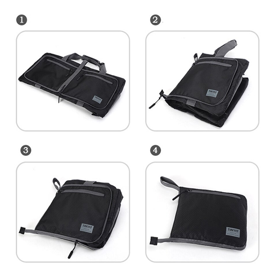 Foldable Nylon Gym Travel Bag Men Women Training Sports Fitness Bag Fashion Crossbody Shoulder Luggage Handbag With Shoes Pocket