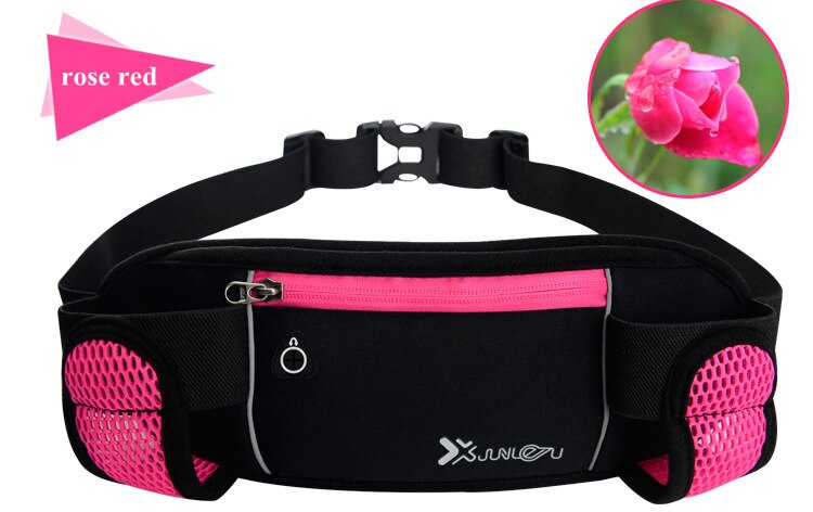 Outdoor Running Bag Men Women Cycling Waist Bags with Kettles Multifunctional Hiking Climbing Jogging Fitness Bicycle Belt Pouch