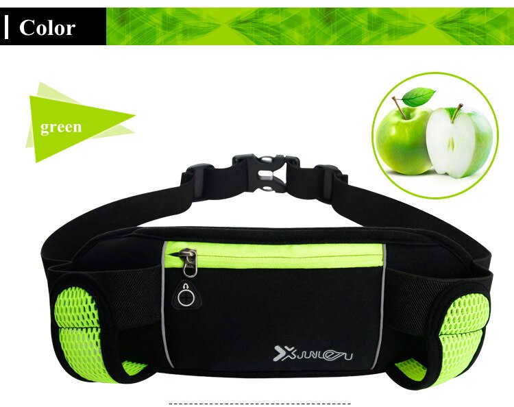 Outdoor Running Bag Men Women Cycling Waist Bags with Kettles Multifunctional Hiking Climbing Jogging Fitness Bicycle Belt Pouch