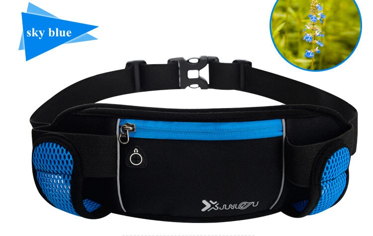 Outdoor Running Bag Men Women Cycling Waist Bags with Kettles Multifunctional Hiking Climbing Jogging Fitness Bicycle Belt Pouch