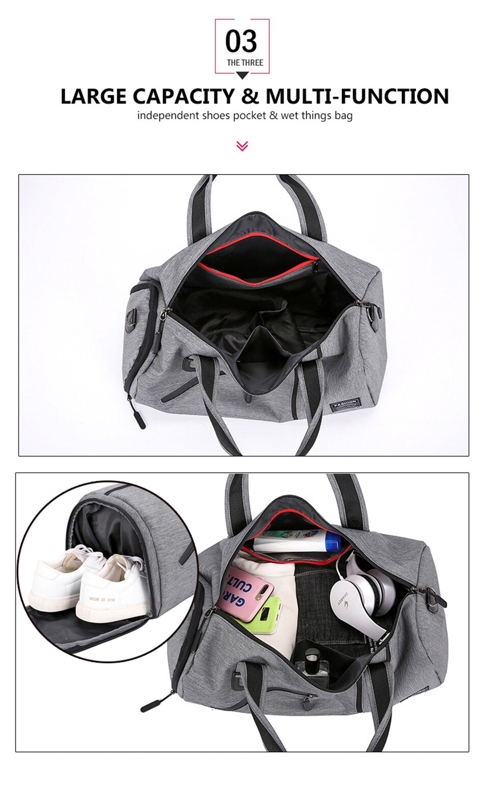 Dry wet Swimming Gym Bag Men Women Sports Yoga Mat Bags Fashion Fitness Training Sports Travel Outdoor Handbags For Shoes Pocket