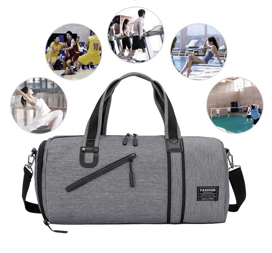 Dry wet Swimming Gym Bag Men Women Sports Yoga Mat Bags Fashion Fitness Training Sports Travel Outdoor Handbags For Shoes Pocket