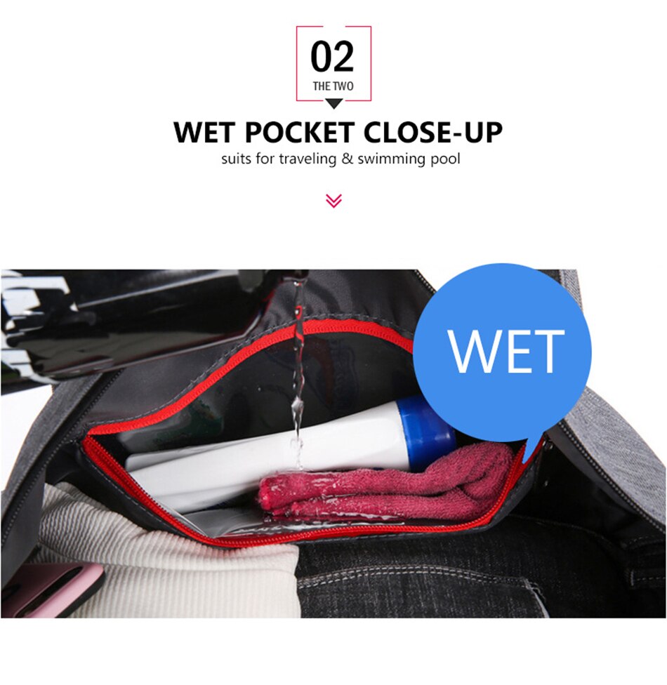 Dry wet Swimming Gym Bag Men Women Sports Yoga Mat Bags Fashion Fitness Training Sports Travel Outdoor Handbags For Shoes Pocket