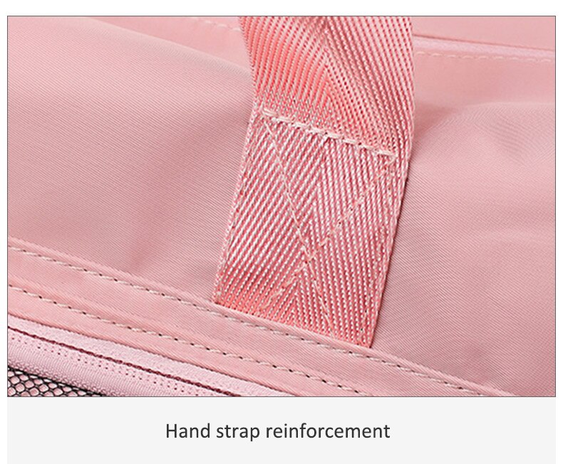 Fashion Gym Training Fitness Bag Women High Capacity Waterproof Travel Dry Wet Yoga Mat Bags Luggage Shoes Storage Shoulder Pack